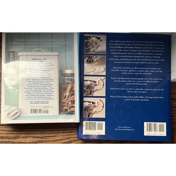 Lot of 2 Homekeeping Handbook Martha Stewart Repair Guide Hardcover - Picture 4 of 4